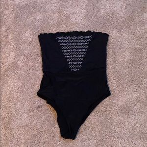 strapless aerie one piece